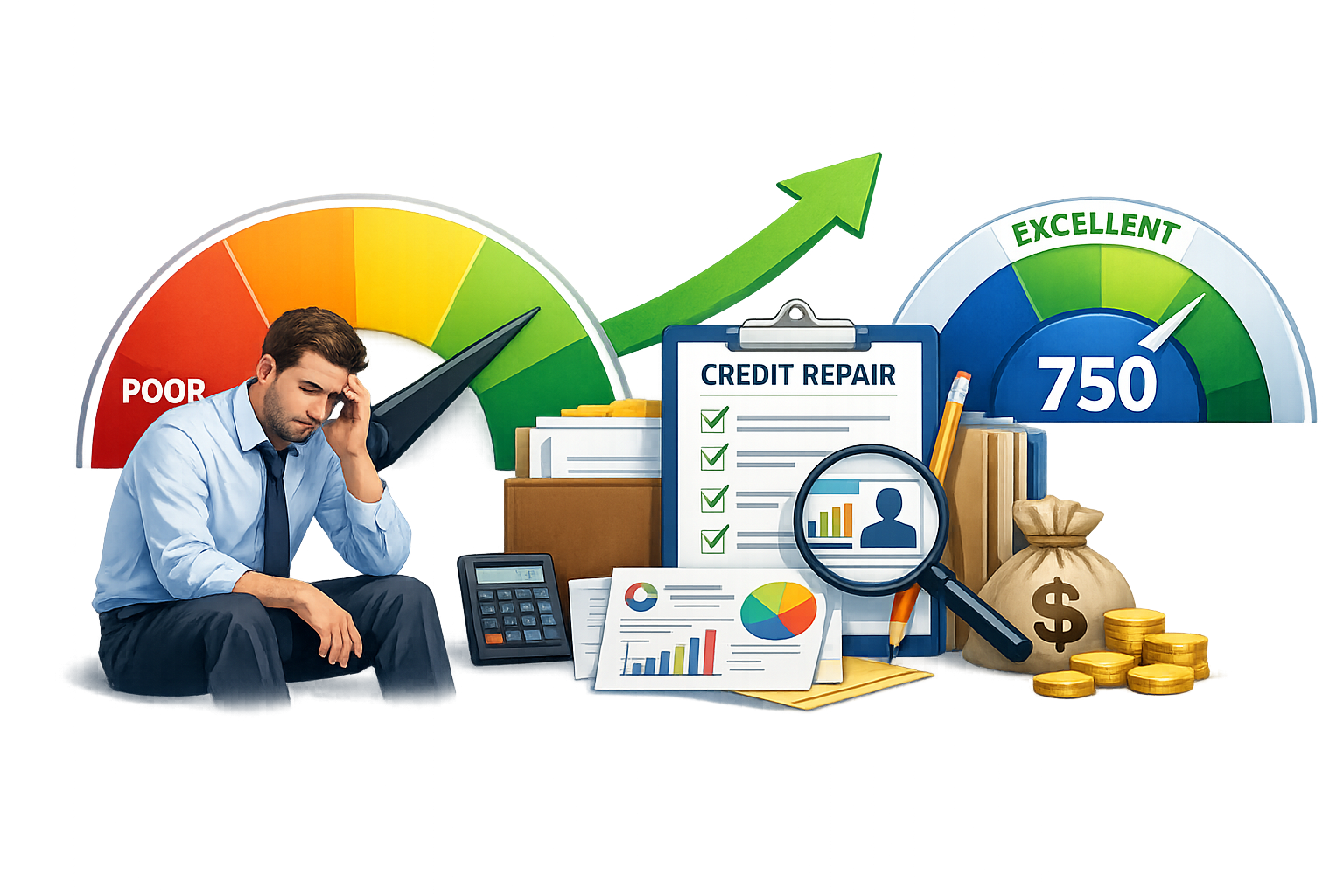 Struggling with a Low Credit Score? How Credit Repair Can Improve Your Score
