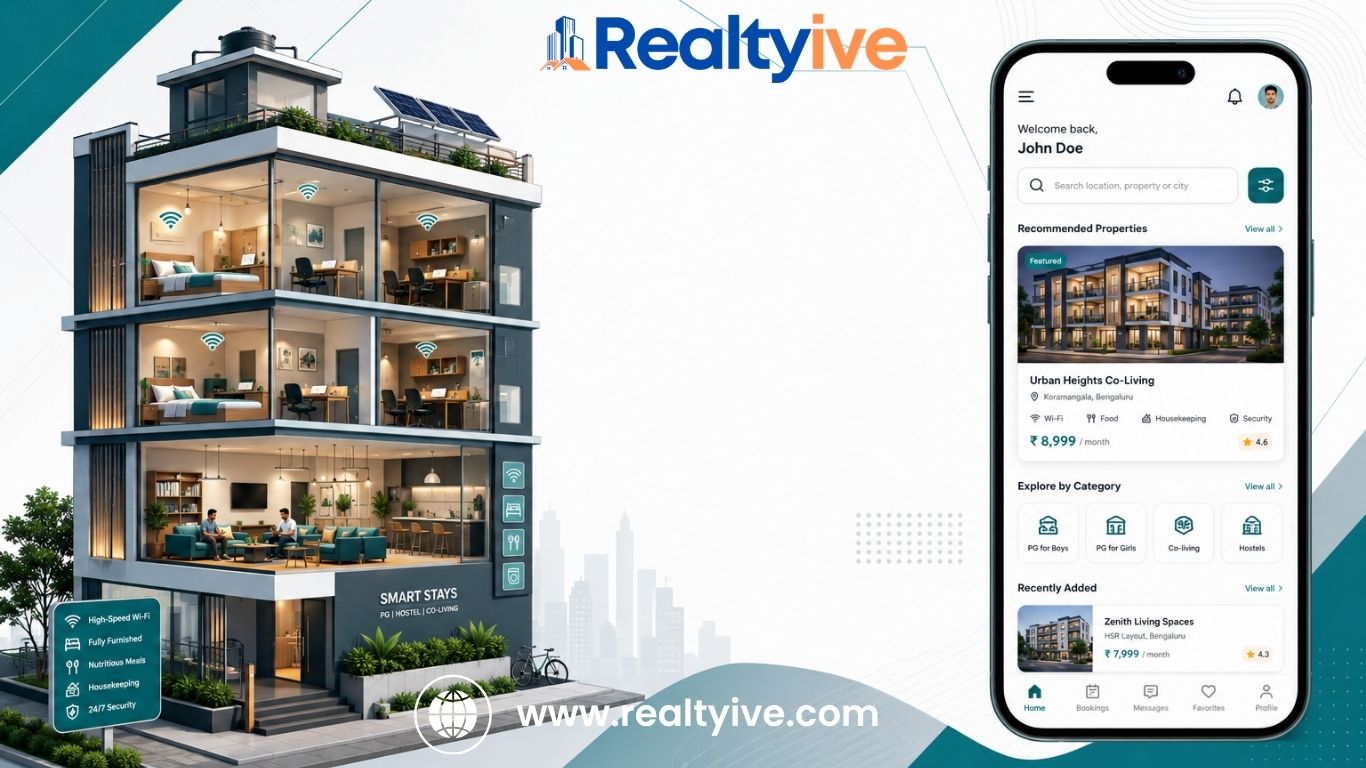 The Smart Landlord’s Guide: Why You Should List Your Hostel or PG on Realtyive