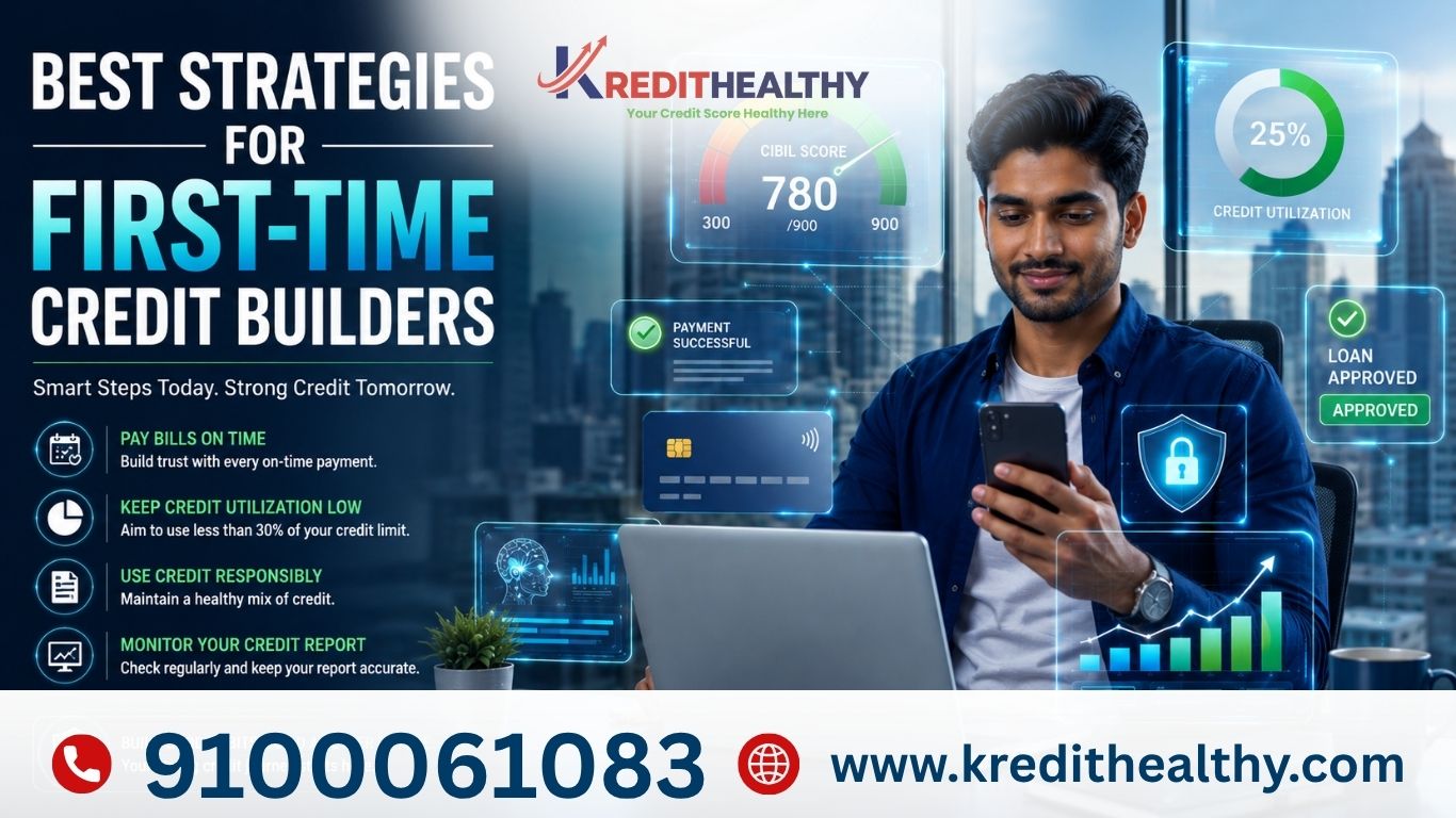 Best Strategies for First-Time Credit Builders: A Beginner's Guide to Building a Strong CIBIL Score