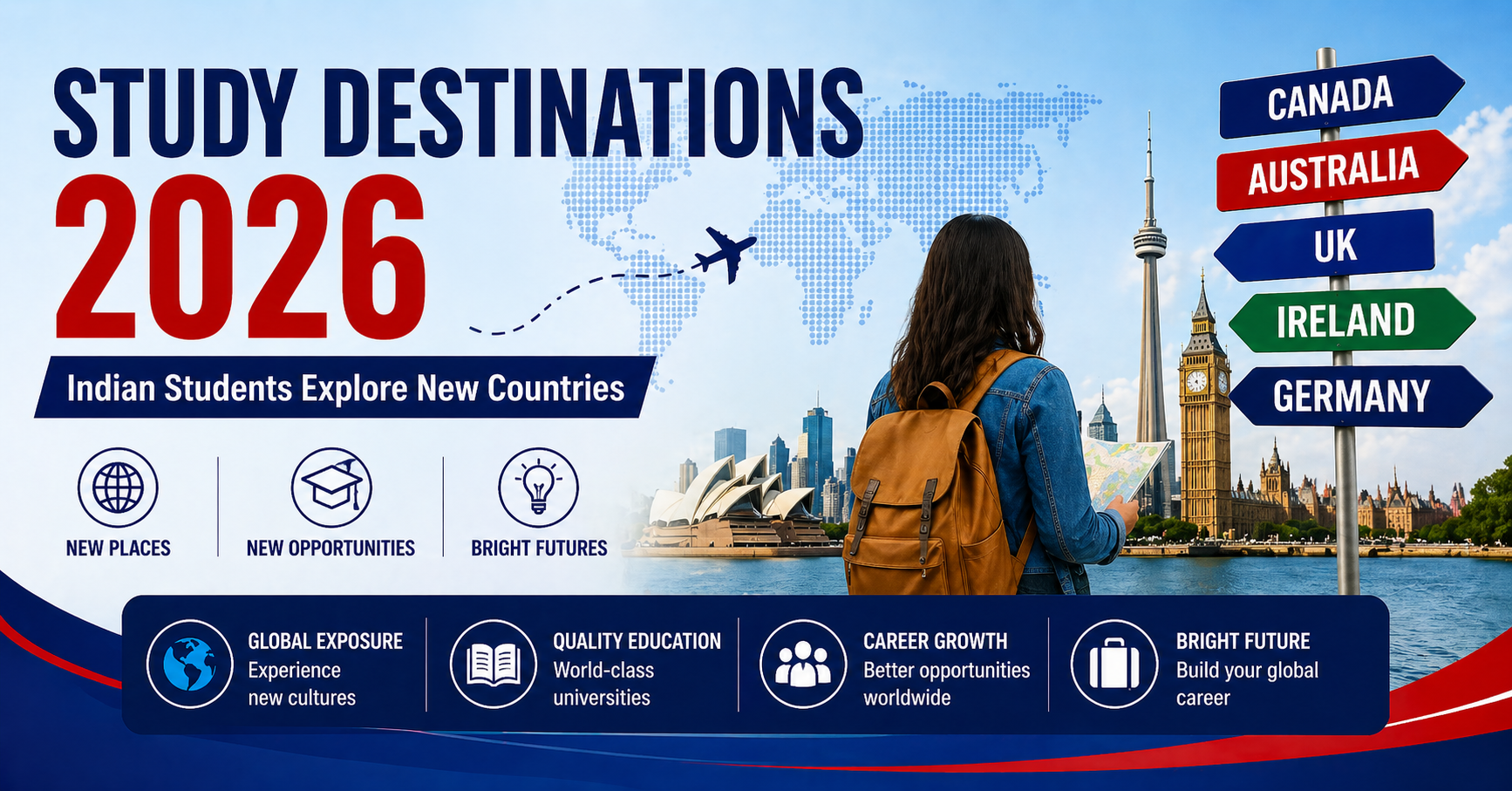 Indian Students Shift to New Study Destinations in 2026