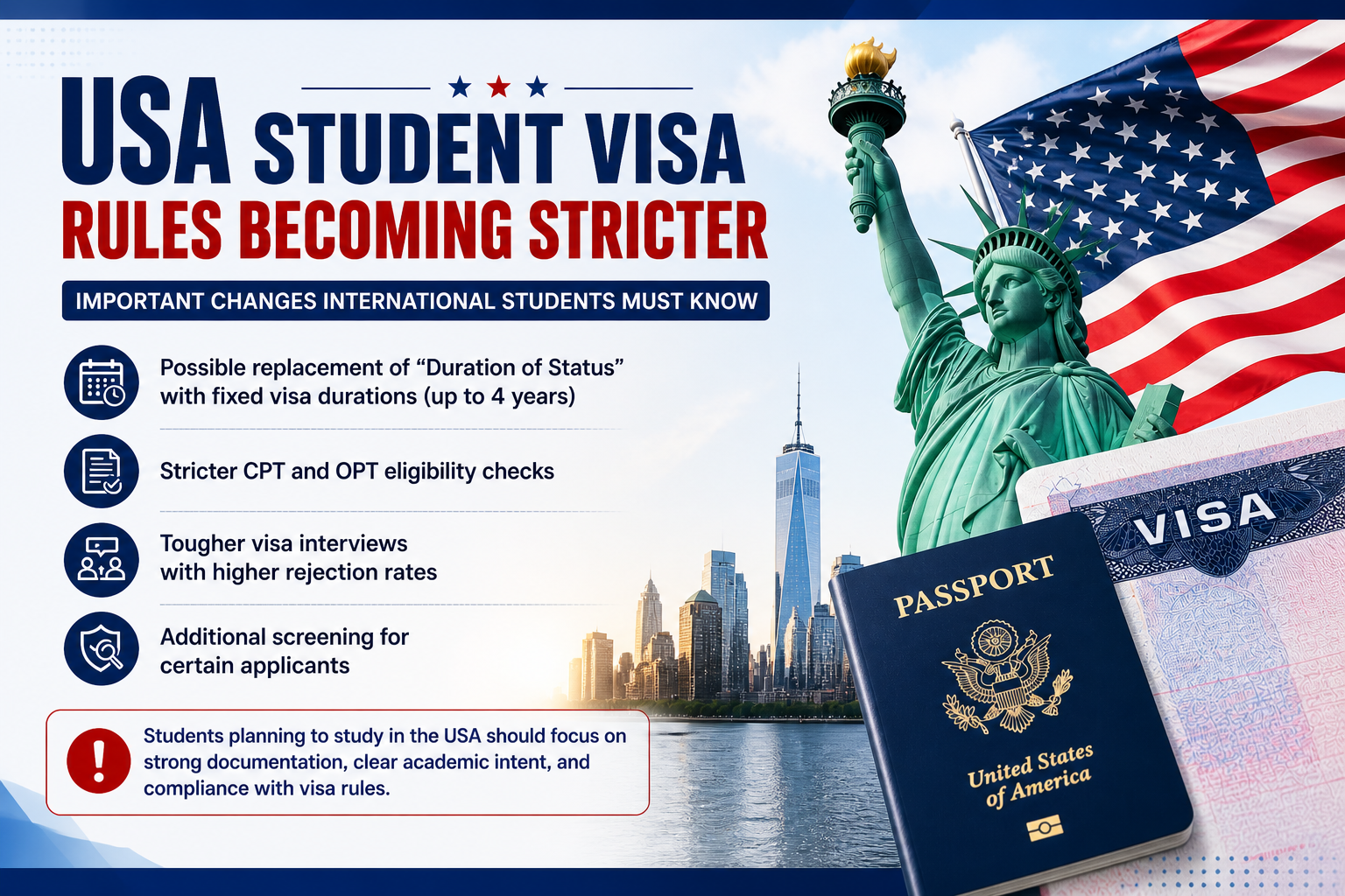 USA Tightens Student Visa Rules in 2026: What International Students Must Know