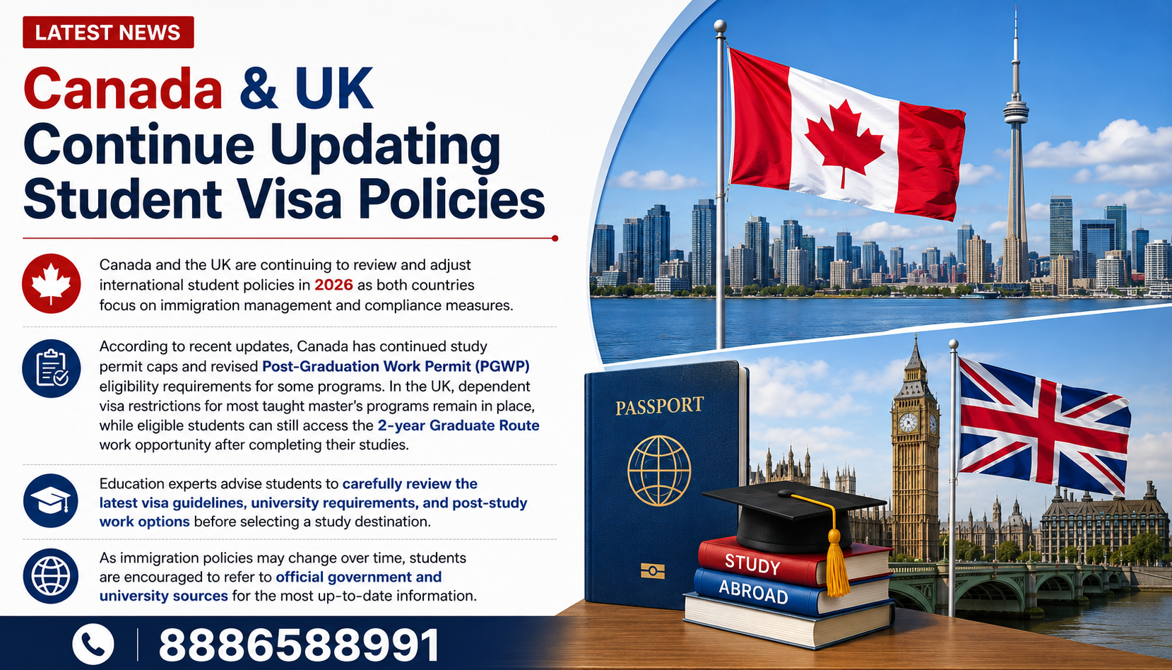 Canada & UK Continue Updating Student Visa Policies