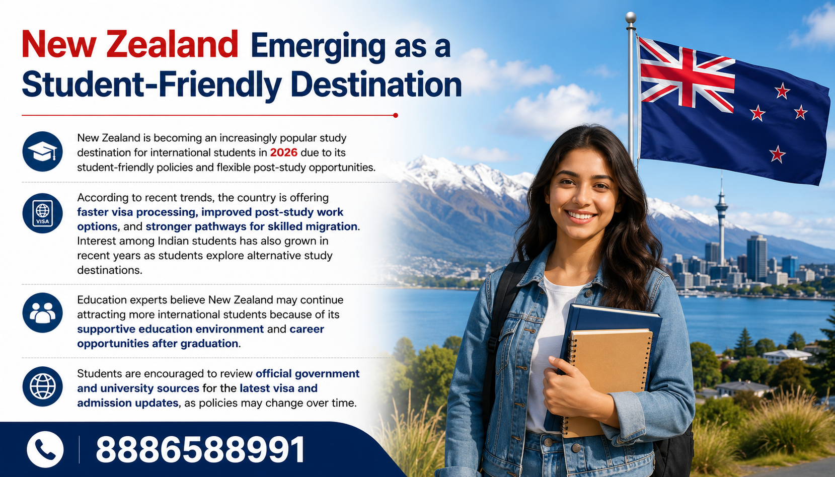 New Zealand Emerging as a Student-Friendly Destination