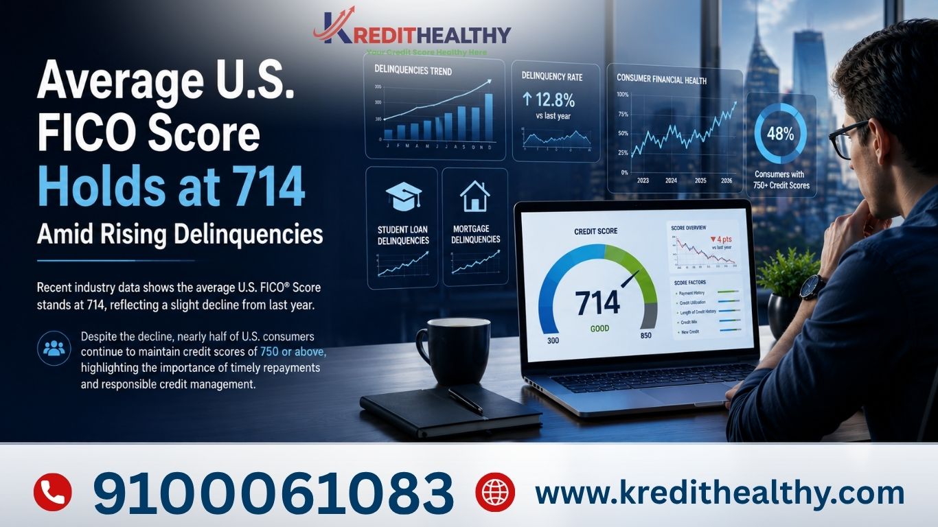 TODAY UPDATED NEWS: Average U.S. FICO Score Holds at 714 Amid Rising Delinquencies