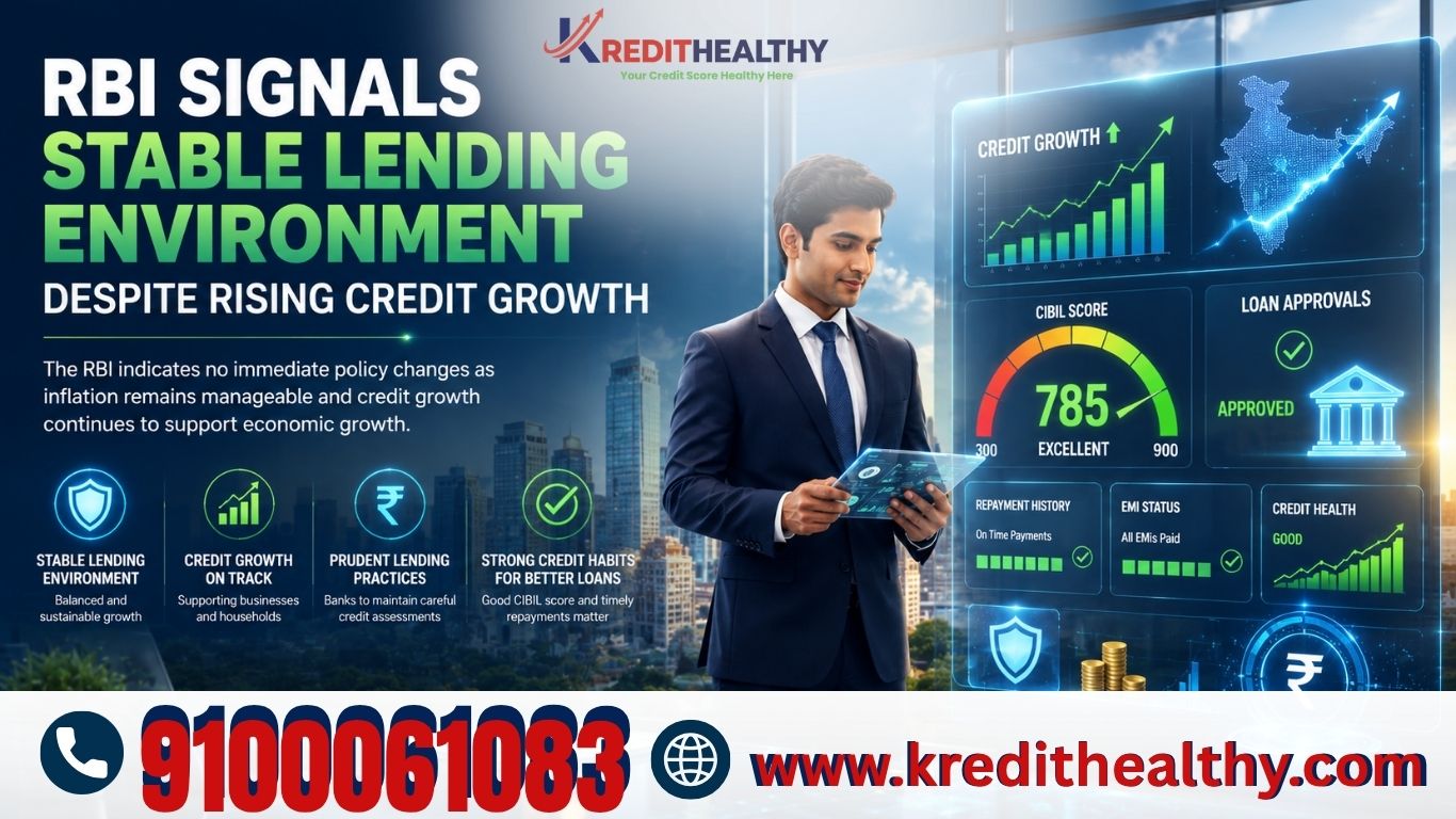 TODAY UPDATED NEWS: RBI Signals Stable Lending Environment Despite Rising Credit Growth